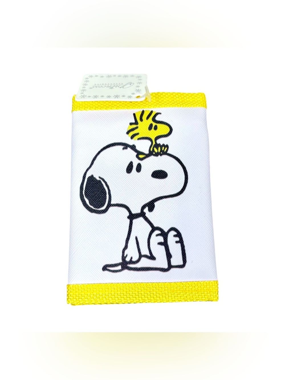 Snoopy & Woodstock Yellow Trim Wallet - Peanuts Design